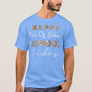 Fijne eerste dag van de lerarenopleiding Boho L T-shirt