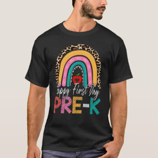 Fijne eerste dag van de preklare leraar terug naar t-shirt