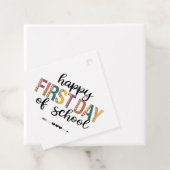 Fijne Eerste Dag van de School Bedankjes Labels (In situ)