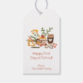 Fijne Eerste Dag van de School Cadeaulabel (Voorkant)