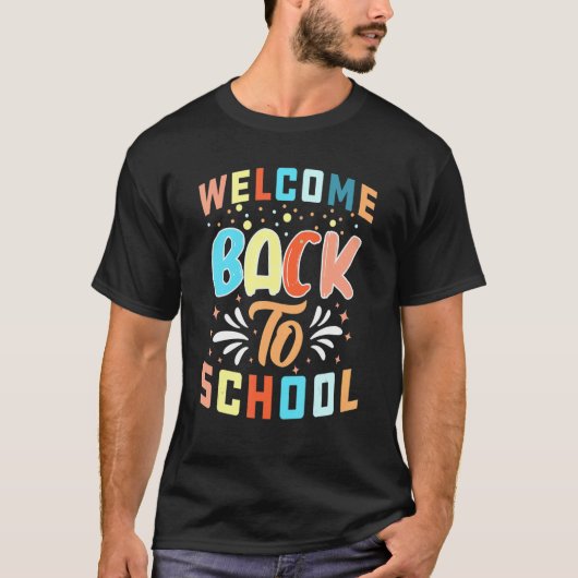 Fijne Eerste Dag van de School T-shirt (Voorkant)