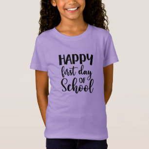 Fijne Eerste Dag van de School T-shirt