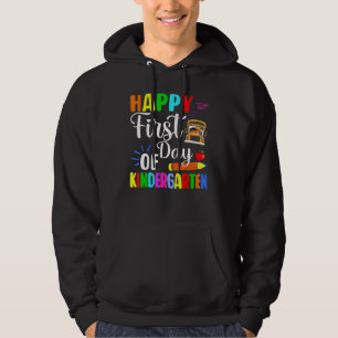 Fijne eerste dag van de schoolKindertuin Leerkrach Hoodie