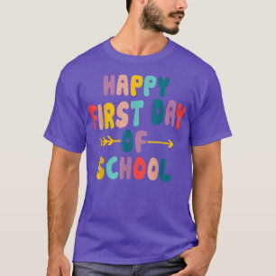 Fijne eerste dag van de schoolleraar-student terug t-shirt
