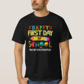 Fijne eerste dag van de schoolverlater t-shirt (Voorkant)