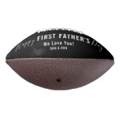 Fijne Eerste Dag van de Vader Zwarte 2 Fotonaam American Football (Gedraaid 270)