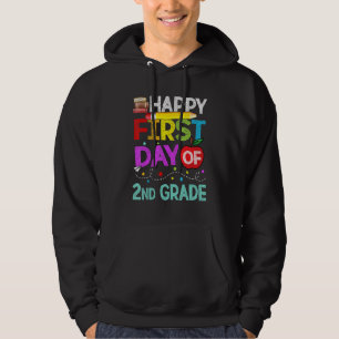 Fijne eerste dag van groep 4 terug naar school kin hoodie