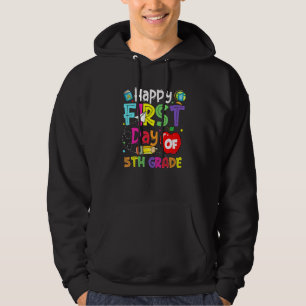 Fijne eerste dag van groep 7, daar kom ik leraar K Hoodie
