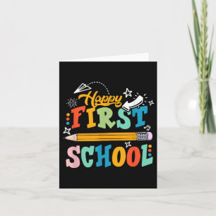 Fijne eerste dag van het Kind van de leerkracht-le Kaart