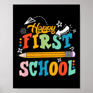 Fijne eerste dag van het Kind van de leerkracht-le Poster