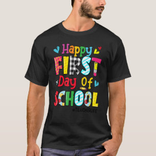 Fijne eerste dag van het schoolleven terug naar Sc T-shirt