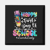 Fijne eerste dag van het schoolteam Lunch Lady ter Magneet (Voorkant)