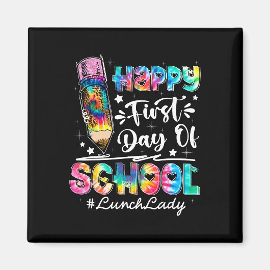 Fijne eerste dag van het schoolteam Lunch Lady ter Magneet (Voorkant)