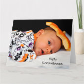 Fijne Eerste Halloween! Kaart (Voorkant)