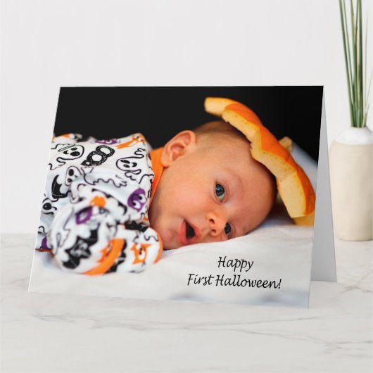 Fijne Eerste Halloween! Kaart (Voorkant)