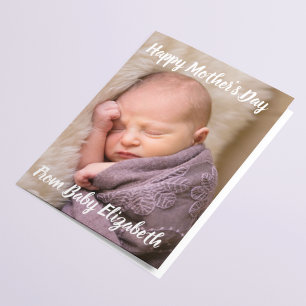 Fijne eerste Moederdag baby fotokaart Feestdagen Kaart