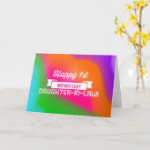 Fijne Eerste Moederdag schoondochter! Kaart (Gele Bloem)