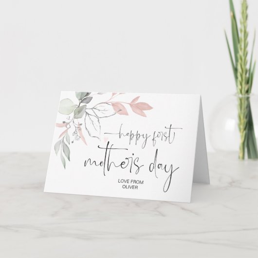 Fijne eerste Moederdag voor de Beste Moeder Nieuwe Kaart (Voorkant)