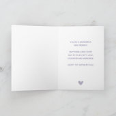 Fijne Eerste Moederdag voor mijn dochter! Kaart (Binnen)