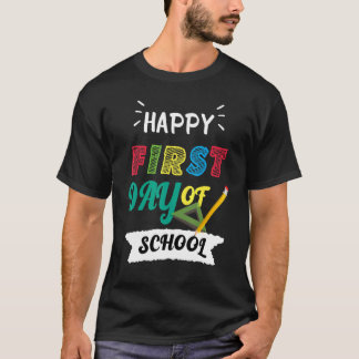 Fijne eerste schooldag 2 t-shirt