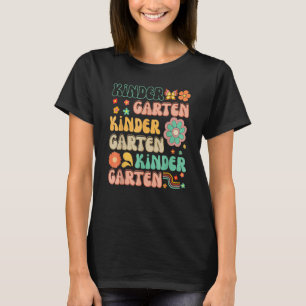Fijne eerste schooldag Hallo kleuterschool T-shirt