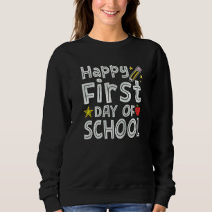 Fijne eerste schooldag Leraar Leerlingen Trui