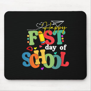 Fijne eerste schooldag Terug naar school leraar S Muismat