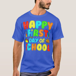 Fijne eerste schooldag Terug naar school T-shirt