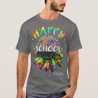 Fijne eerste schooldag Terug naar school Tie Dye S T-shirt