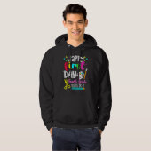 Fijne eerste schooldag vierde 4e klas leraar hoodie (Voorkant volledig)