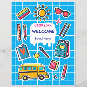 Fijne eerste schooldag WELKOM Flyer