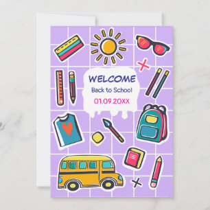Fijne eerste schooldag WELKOM Save The Date