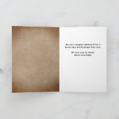 Fijne eerste vaderdag Pappie Bloem 3 Foto Kaart (Binnen)