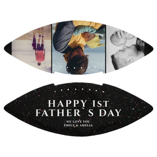 Fijne eerste vaders Dag 3 Foto Collage American Football (Panelen)