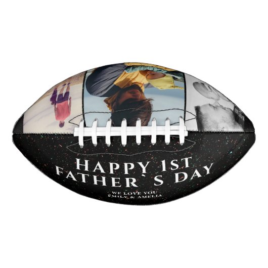 Fijne eerste vaders Dag 3 Foto Collage American Football (Voorkant)