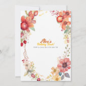 Fijne eerste verjaardag! 1e Jubileum Partij Kaart (Achterkant)