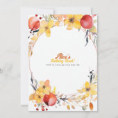 Fijne eerste verjaardag! 1e Jubileum Partij Kaart (Achterkant)