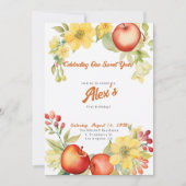 Fijne eerste verjaardag! 1e Jubileum Partij Kaart (Voorkant)