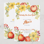 Fijne eerste verjaardag! 1e Jubileum Partij Kaart (Voorkant / Achterkant)