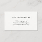 Fijne Eetbestek en Borden | Blauwe Marmer Visitekaartje (Achterkant)