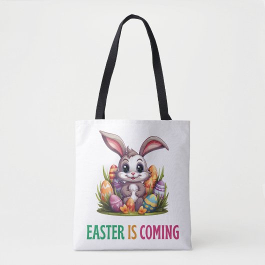 Fijne Eggster - Fijne Pasen! Tote Bag (Voorkant)