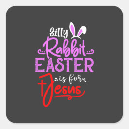 Fijne Eggster. gebeurtenis Vierkante Sticker