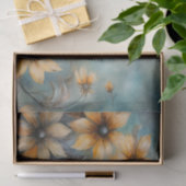 Fijne, Elegante ZwarteOgen-Suzanne Bloemendecoupag Tissuepapier (Geschenk)