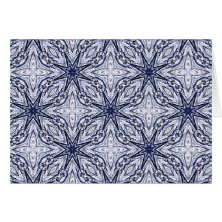 Fijne elegantie blauwe en witte kaart