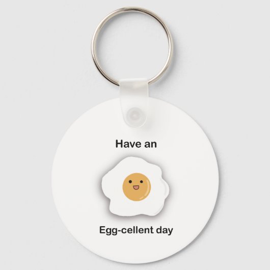 Fijne en eicelrijke dag sleutelhanger (Voorkant)