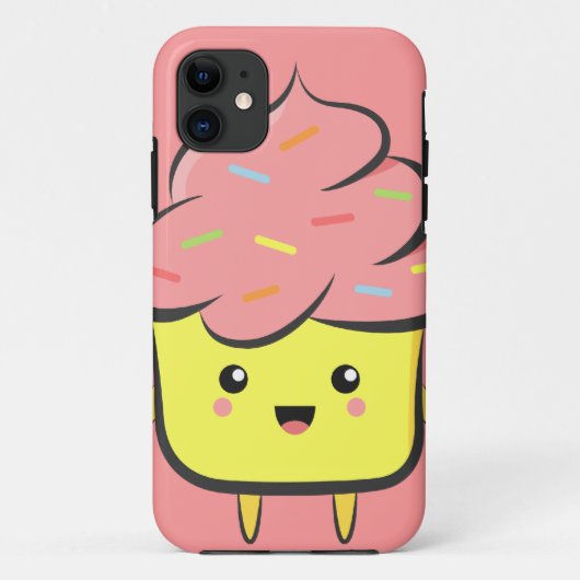 Fijne en Kawaii cupcake met kleurrijke sproinkles Case-Mate iPhone Case (Achterkant)