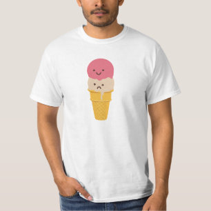Fijne en Sad Ice Cream Cone T-shirt