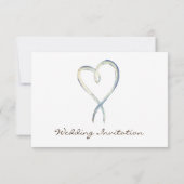 Fijne fancy uitnodiging voor het huwelijk van het  (Achterkant)