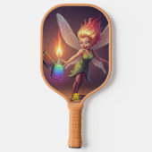 Fijne Fee Bruidsdouche Pickleball Paddle (Achterkant)