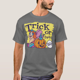Fijne fee met pompoen, truc of trappen, booT-Shi T-shirt